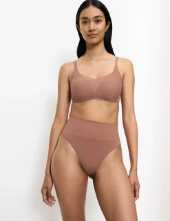Soft Sculpt Bandeau High Rise Tummy Control Shaping Thong