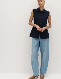 Soft Touch Longline Knitted Waistcoat