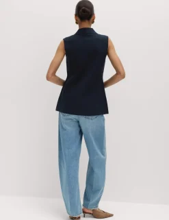 Soft Touch Longline Knitted Waistcoat