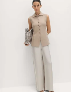 Soft Touch Longline Knitted Waistcoat