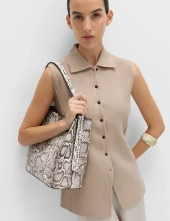 Soft Touch Longline Knitted Waistcoat
