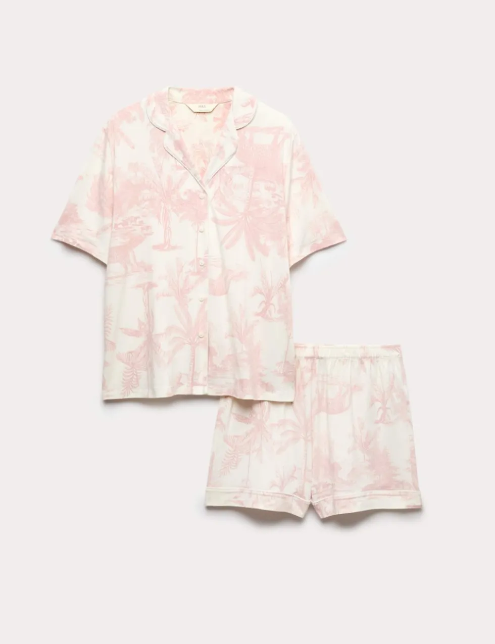 Soft Touch Printed Revere Shortie Set