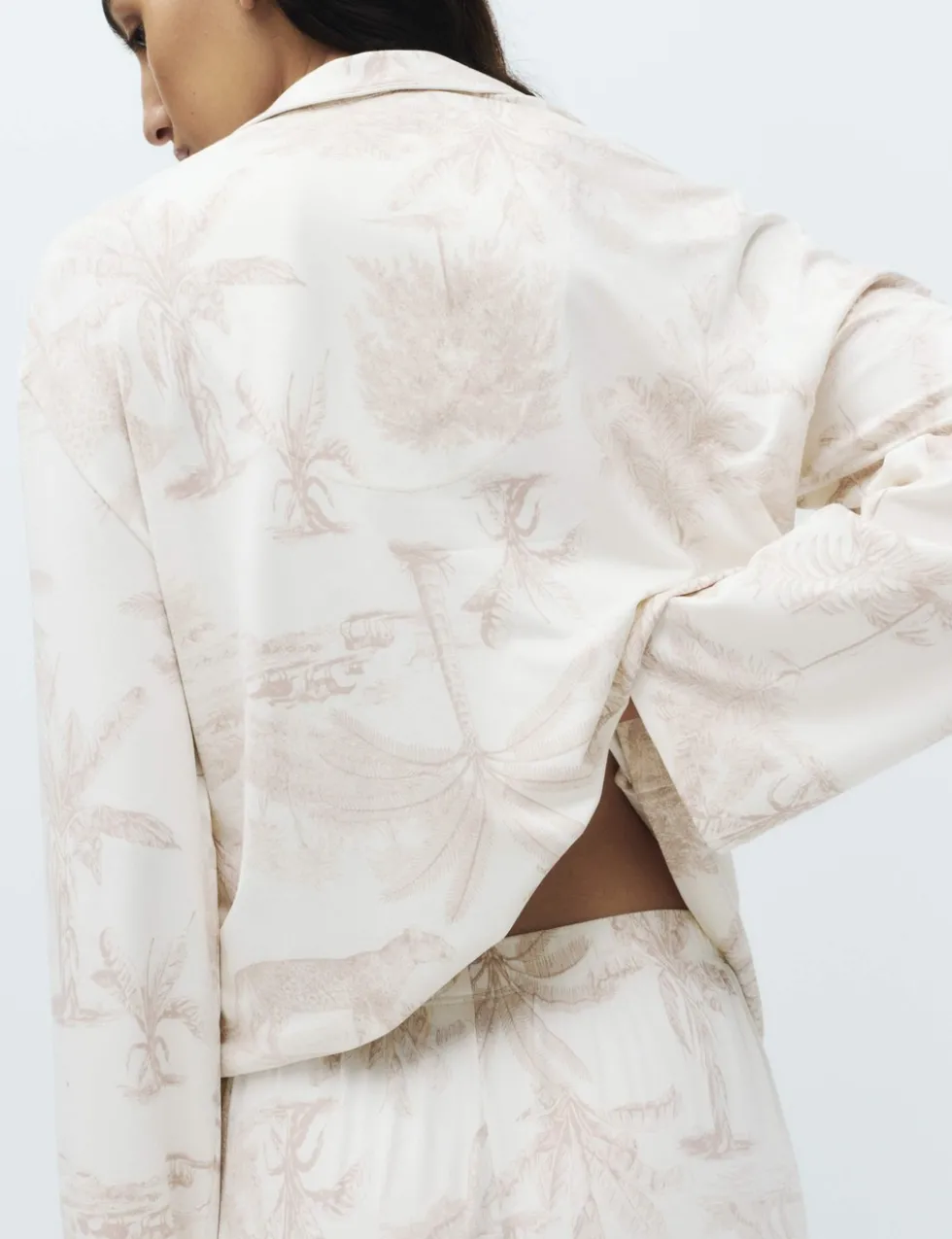 Soft Touch Printed Revere Pyjama Set