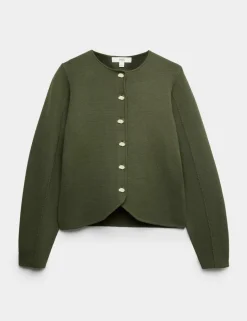 Soft Touch Waisted Fitted Cardigan