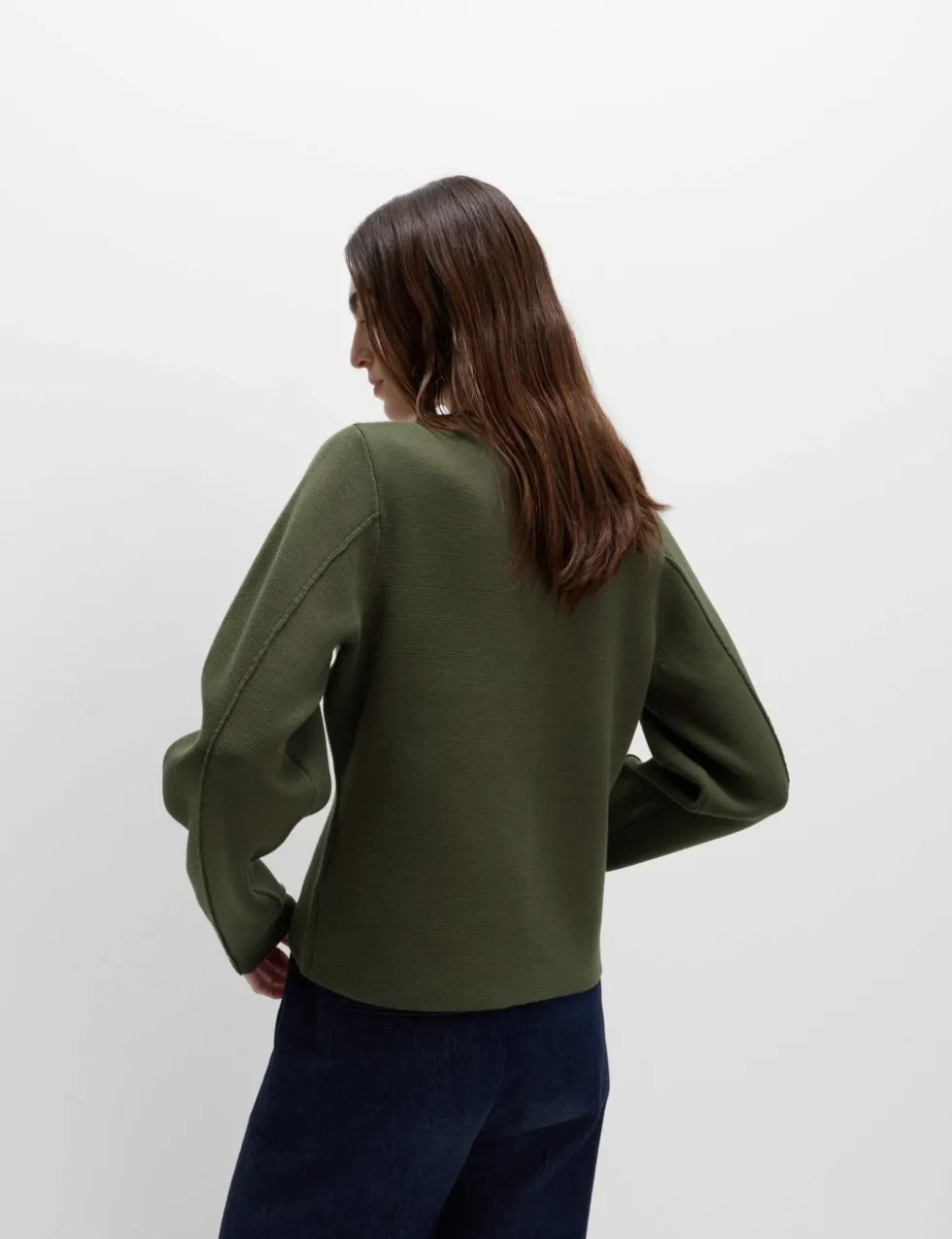 Soft Touch Waisted Fitted Cardigan