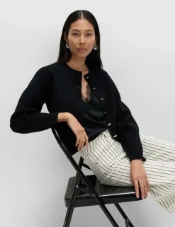 Soft Touch Waisted Fitted Cardigan