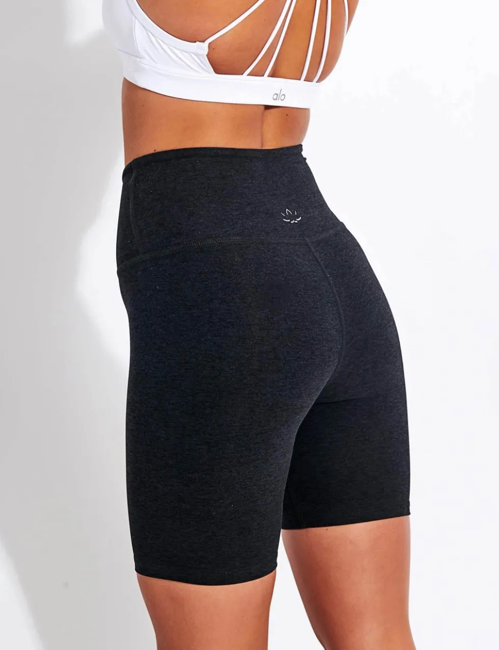 Spacedye High Waisted Biker Shorts