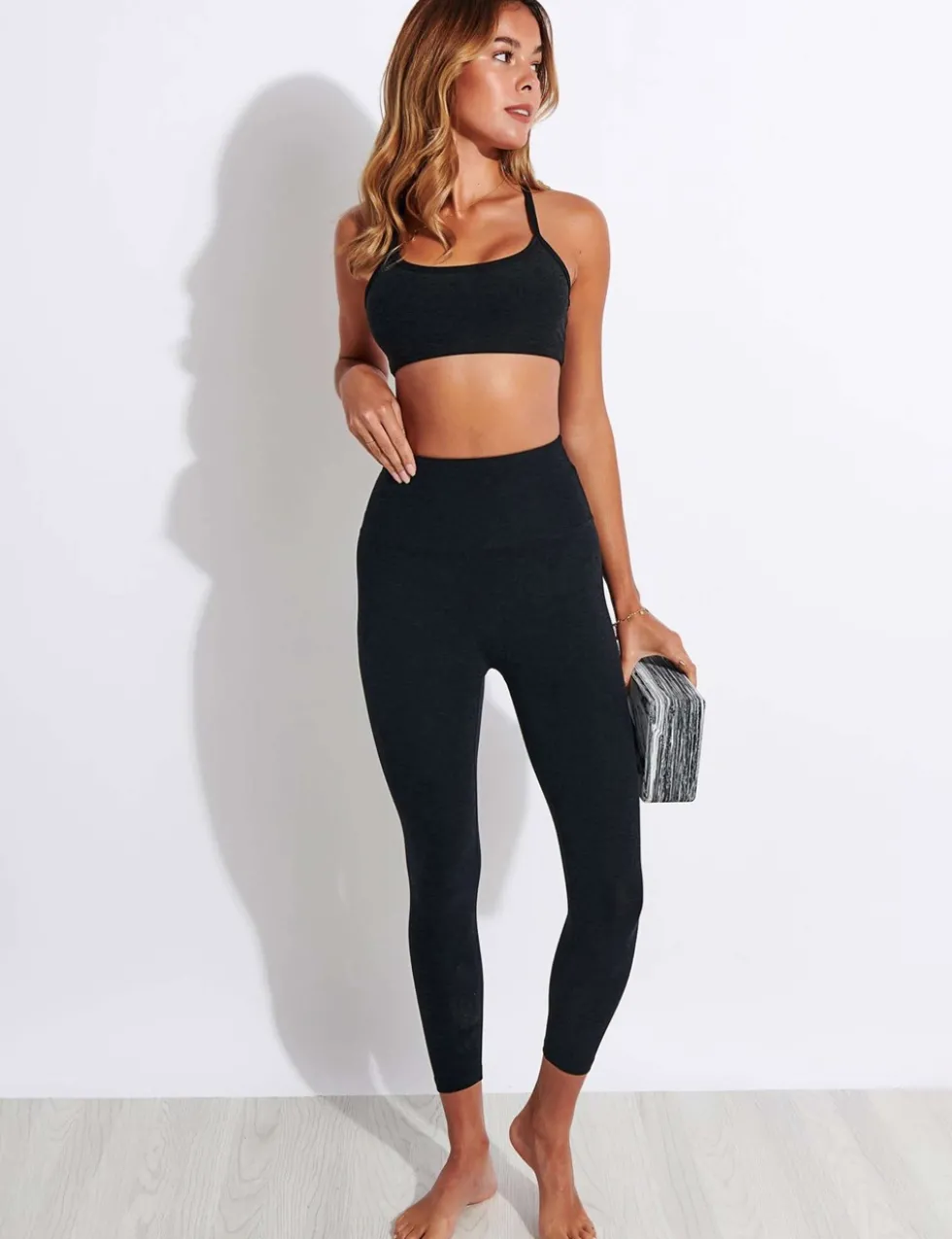 Spacedye High Waisted Cropped Leggings
