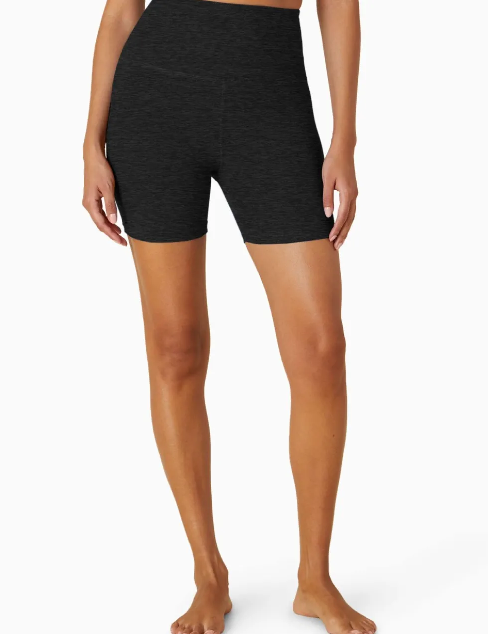 Spacedye Keep Pace High Waisted Biker Gym Shorts