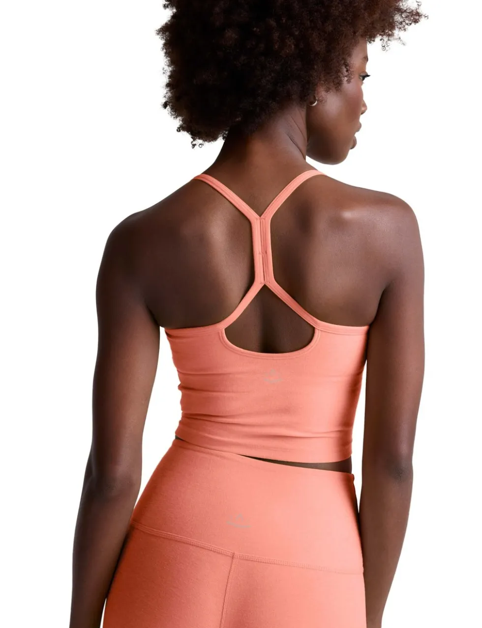 Spacedye Scoop Neck Racer Back Crop Vest Top