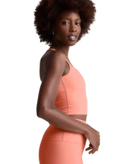 Spacedye Scoop Neck Racer Back Crop Vest Top