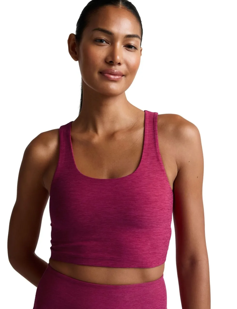 Spacedye Twister Scoop Neck Crop Top