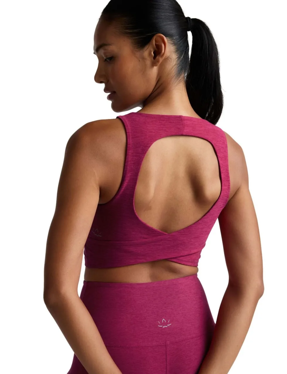 Spacedye Twister Scoop Neck Crop Top
