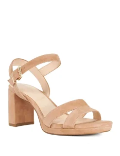 Sparkle Block Heel Sandals