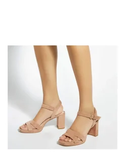 Sparkle Block Heel Sandals