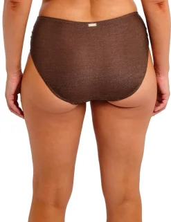 Sparkle High Waisted Full Bikini Bottoms