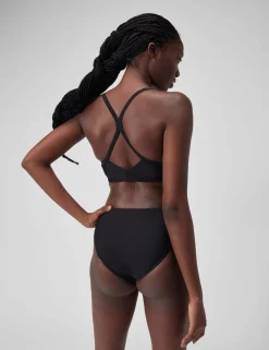 Speedo Solid Racerback Bikini Top