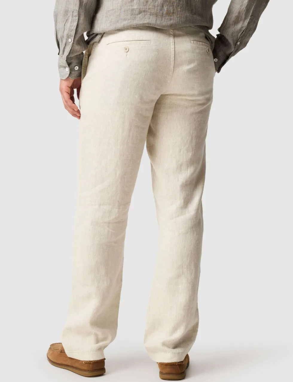 Spencer Bay Regular Fit Pure Linen Trousers