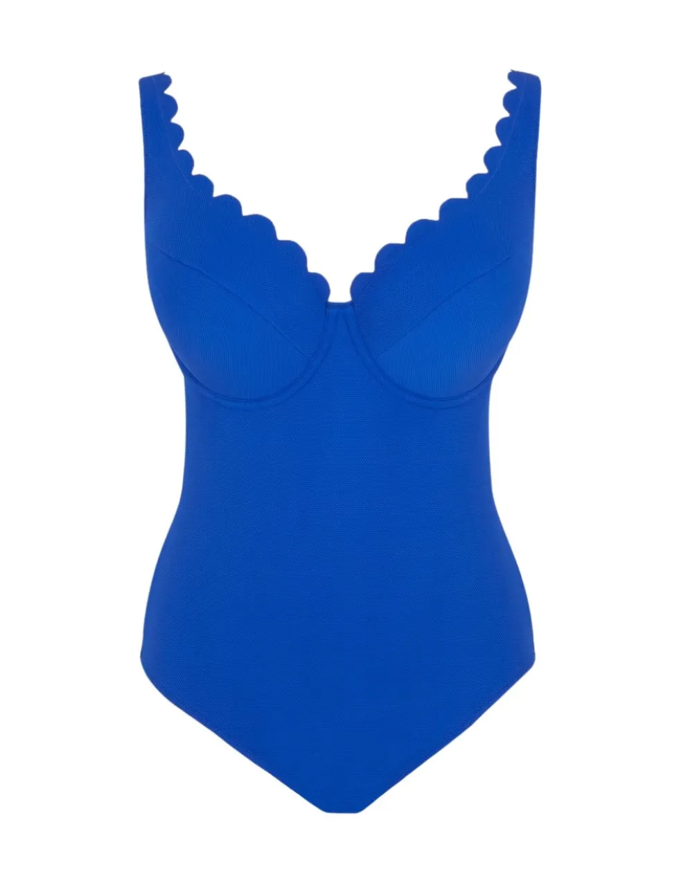 Spirit Rita Scalloped Wired Plunge Swimsuit