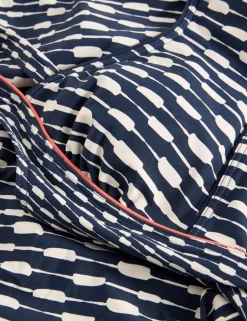 Splash Control Printed Ruched Swimsuit