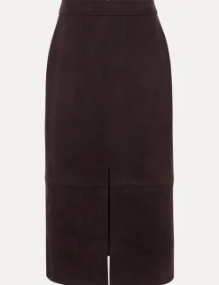 Split Front Midi Pencil Skirt