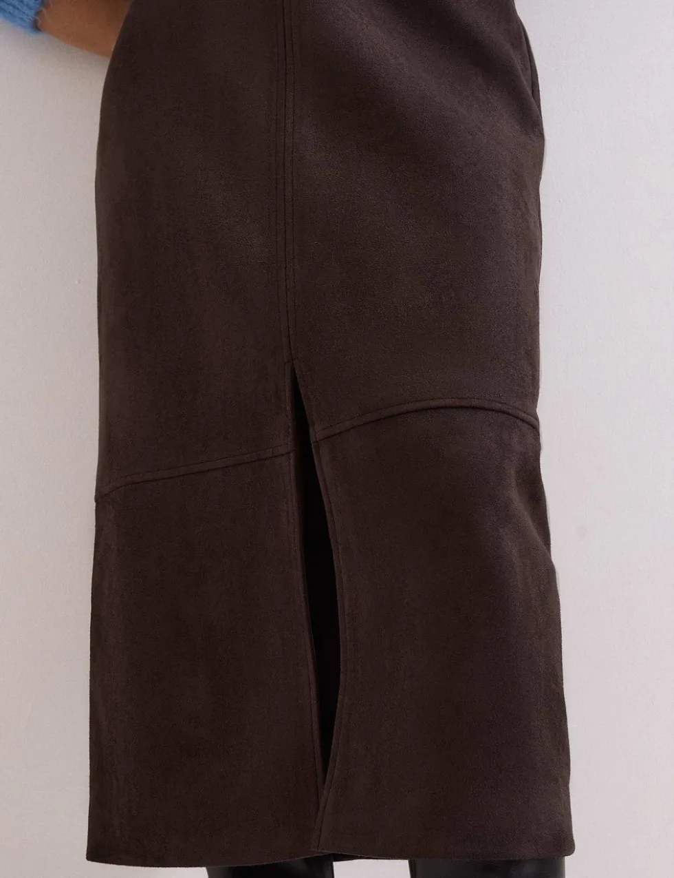 Split Front Midi Pencil Skirt