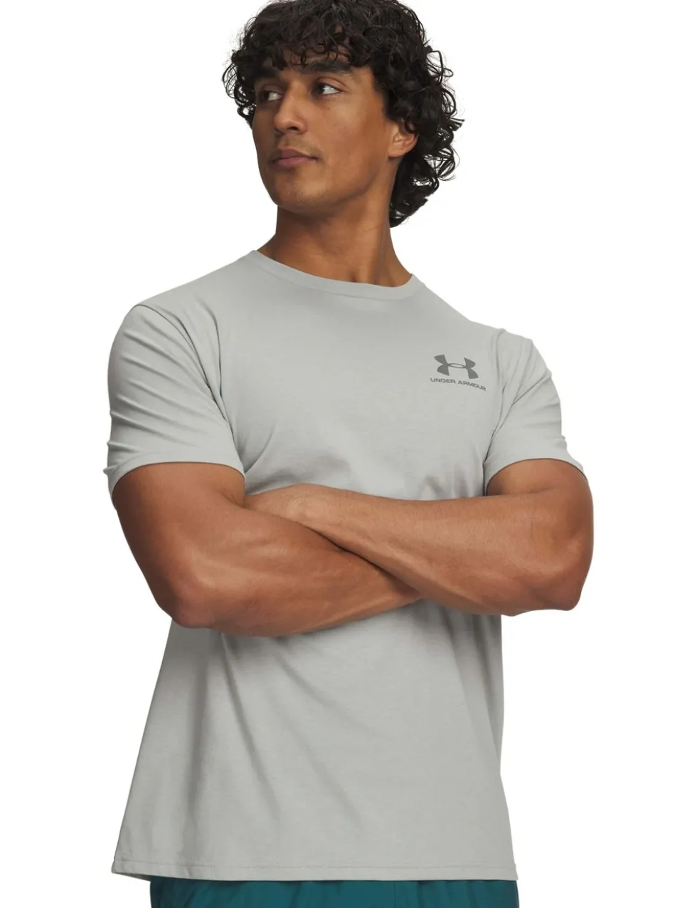 Sports Style Cotton Rich Crew Neck T-Shirt