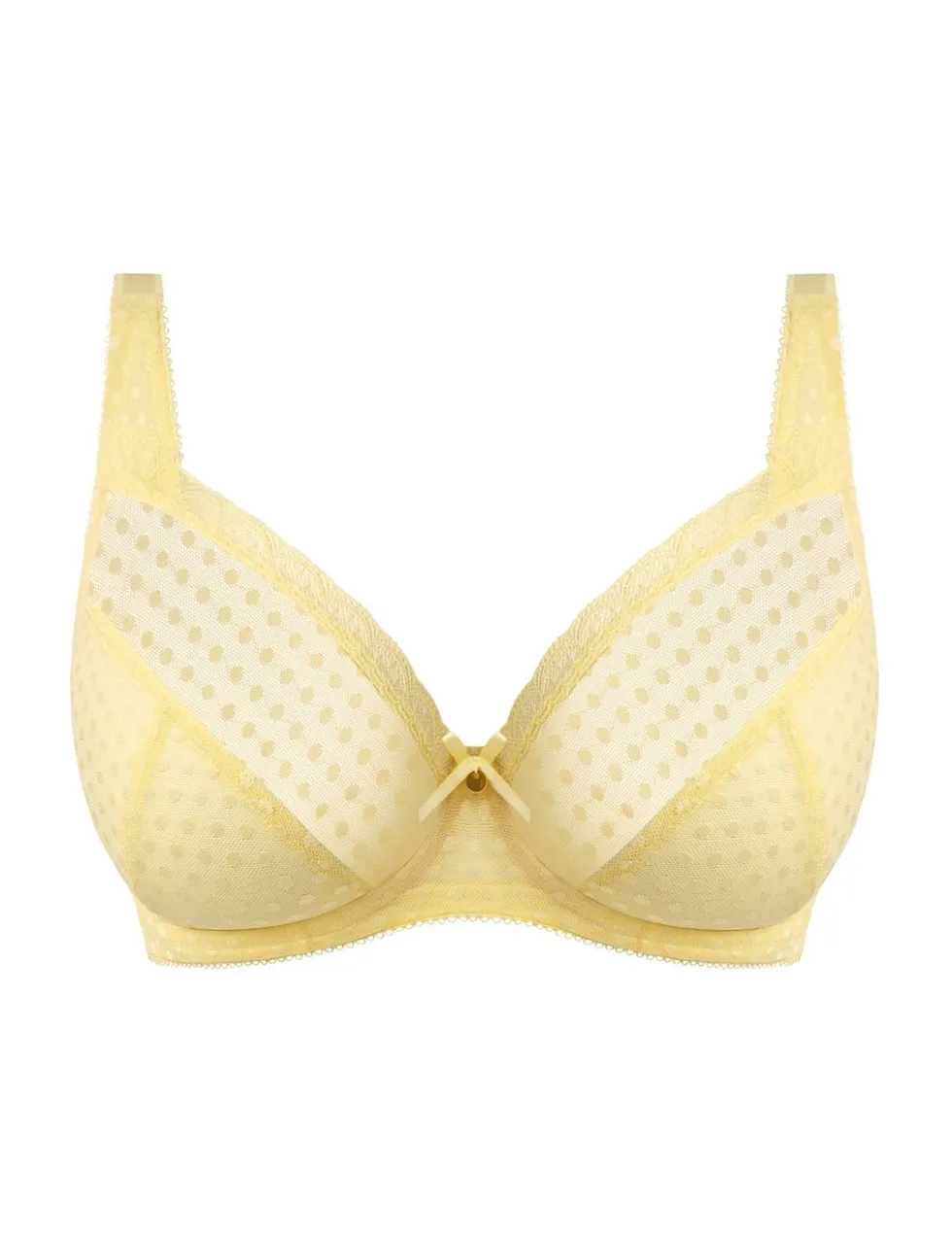 Spot-Light Mesh Wired Plunge Bra (C-GG)
