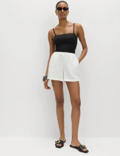 Square Neck Tummy Control Ruched Tankini