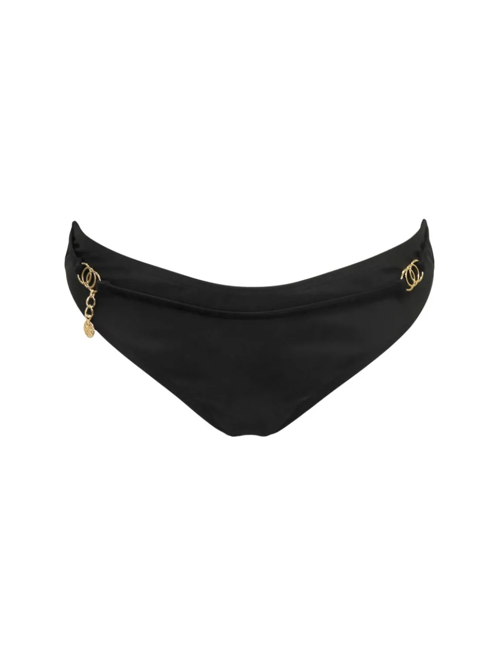 St Barts Ring Detail High Leg Bikini Bottoms