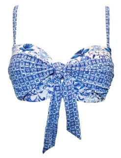 St Lucia Printed Wired Padded Bikini Top (C-G)