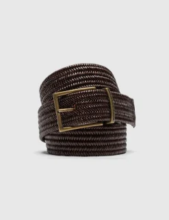 Stirling Leather Stretch Belt