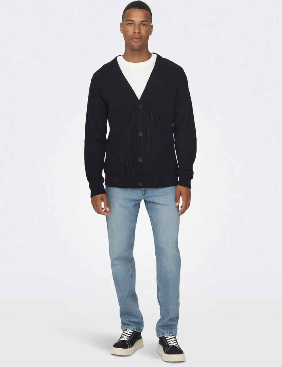 Straight Fit 5 Pocket Jeans