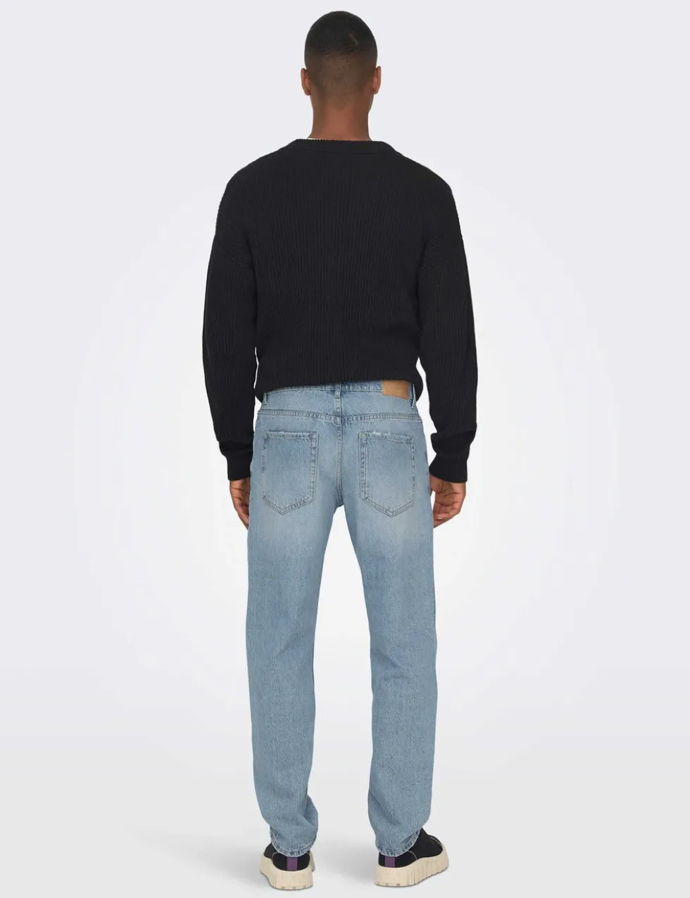 Straight Fit 5 Pocket Jeans