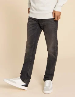 Straight Fit 5 Pocket Jeans