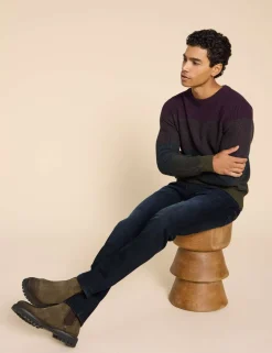 Straight Fit 5 Pocket Jeans