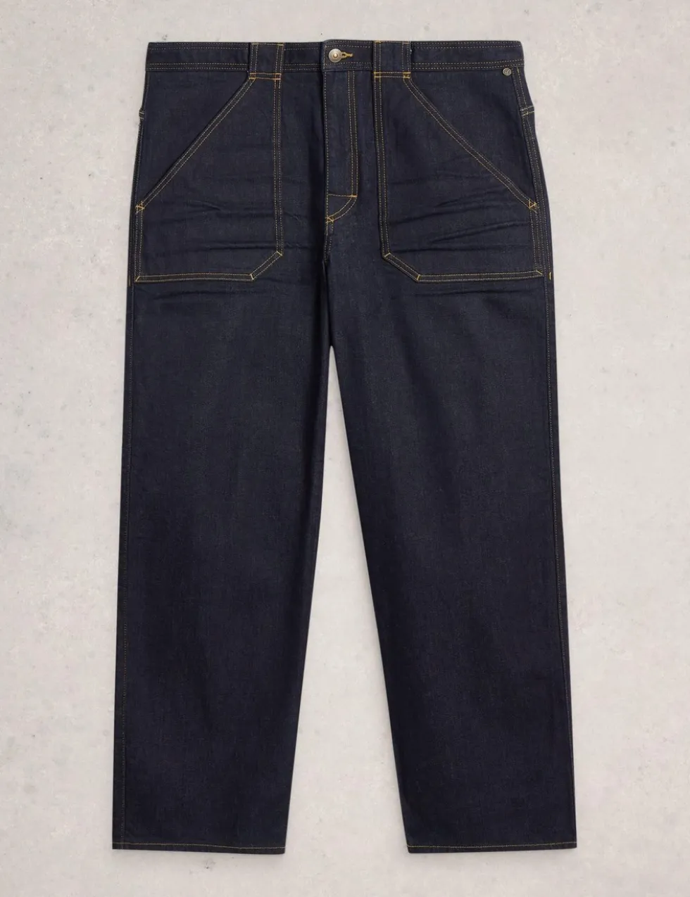 Straight Fit 5 Pocket Jeans
