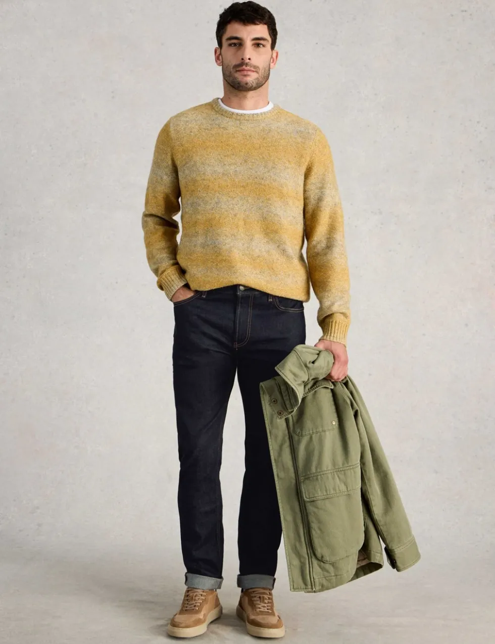 Straight Fit 5 Pocket Jeans