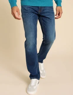 Straight Fit 5 Pocket Jeans
