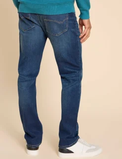 Straight Fit 5 Pocket Jeans