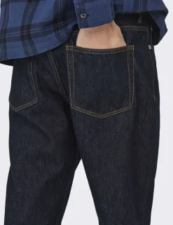 Straight Fit 5 Pocket Rigid Jeans