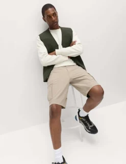 Straight Fit Cargo Shorts