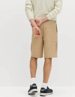Straight Fit Cargo Shorts