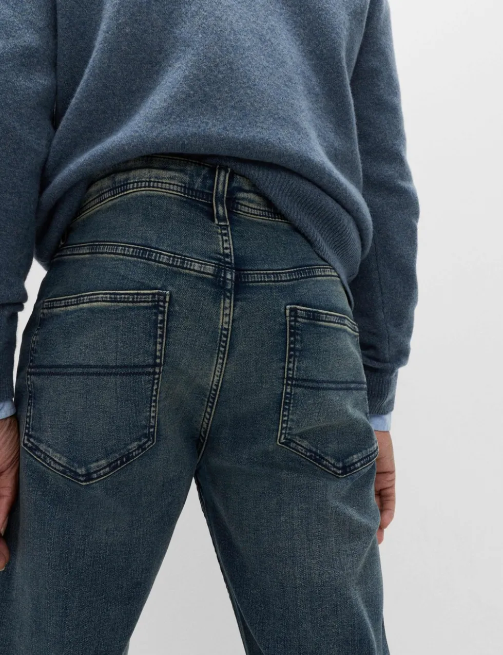 Straight Fit Comfort Stretch Jeans