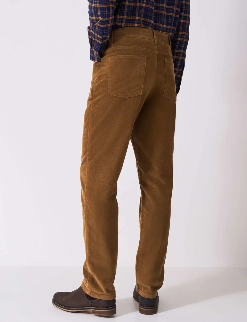 Straight Fit Corduroy 5 Pocket Trousers