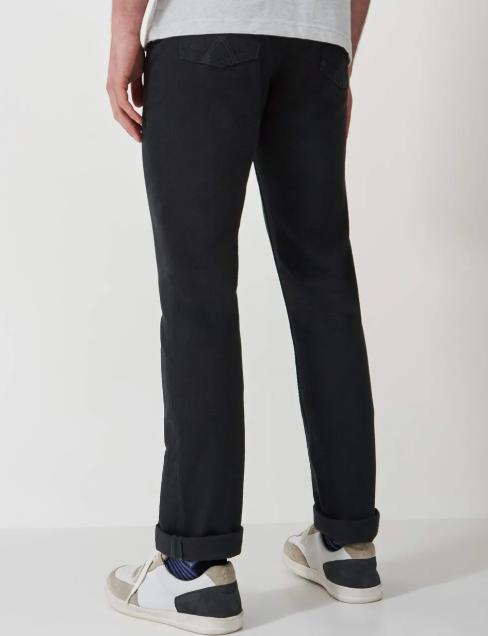 Straight Fit Denim 5 Pocket Jeans
