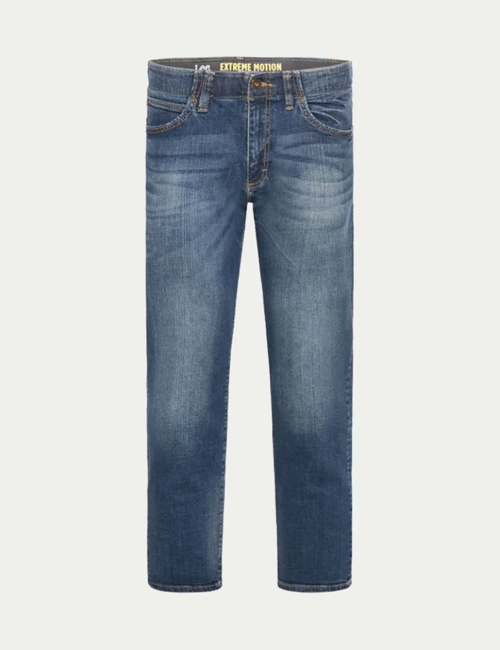 Straight Fit Denim 5 Pocket Jeans