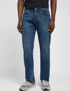 Straight Fit Denim 5 Pocket Jeans