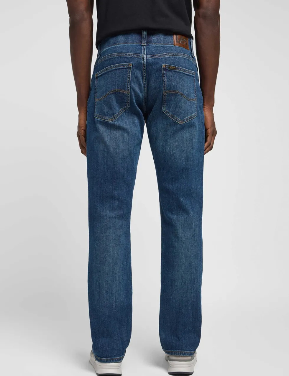 Straight Fit Denim 5 Pocket Jeans
