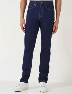 Straight Fit Denim 5 Pocket Jeans